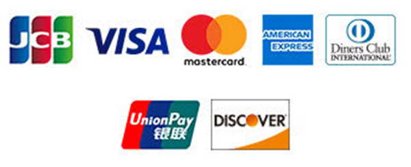 画像：対応クレジットカード